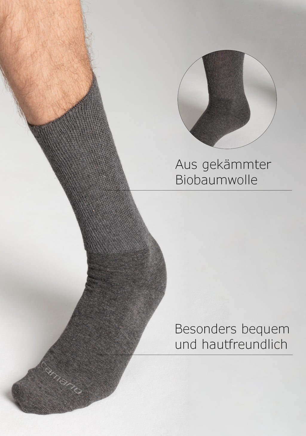 ONSKINERY Pack 4er Diabetiker Socken Comfort Plus –