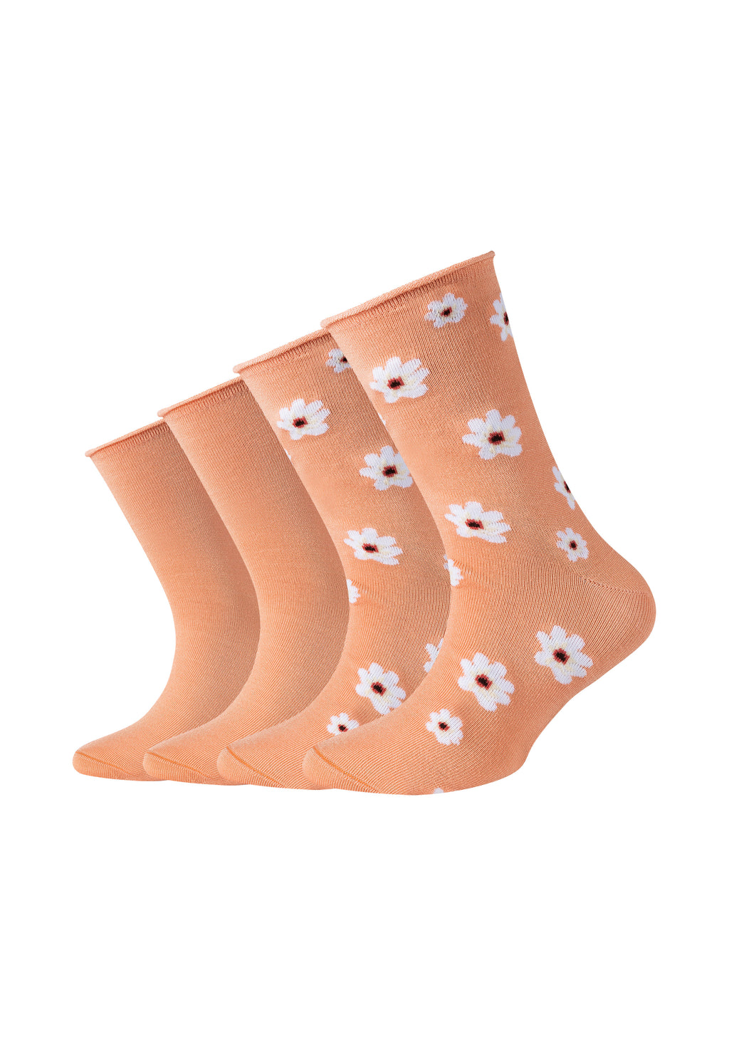 4er Touch Flower Pack Kinder Silky Socken ONSKINERY –